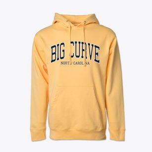 Big Curve North Carolina Traditional Cotton Hoodie Sweatshirt
