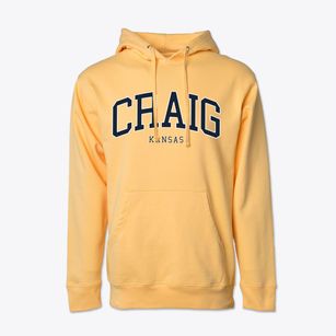 Craig Kansas Traditional Cotton Hoodie Sweatshirt