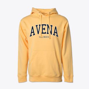 Avena Illinois Traditional Cotton Hoodie Sweatshirt
