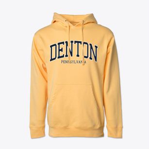 Denton Pennsylvania Traditional Cotton Hoodie Sweatshirt