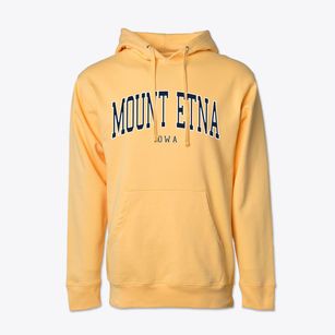Mount Etna Iowa Traditional Cotton Hoodie Sweatshirt