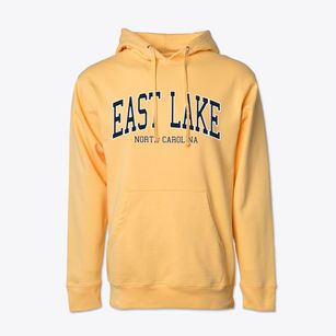 East Lake North Carolina Traditional Cotton Hoodie Sweatshirt