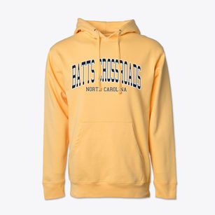 Batts Crossroads North Carolina Traditional Cotton Hoodie Sweatshirt