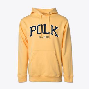 Polk Illinois Traditional Cotton Hoodie Sweatshirt