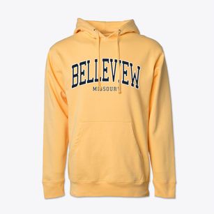 Belleview Missouri Traditional Cotton Hoodie Sweatshirt