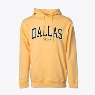 Dallas Texas Traditional Cotton Hoodie Sweatshirt