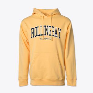 Rollingbay Washington Traditional Cotton Hoodie Sweatshirt