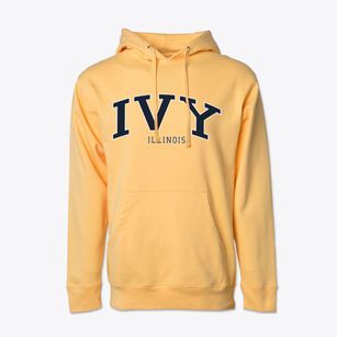 Ivy Illinois Traditional Cotton Hoodie Sweatshirt