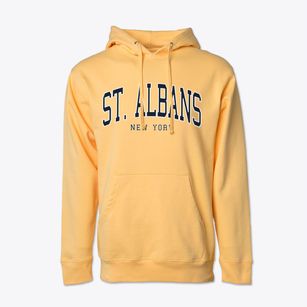 St. Albans New York Traditional Cotton Hoodie Sweatshirt