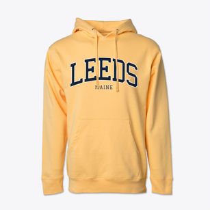 Leeds Maine Traditional Cotton Hoodie Sweatshirt