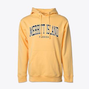 Merritt Island Florida Traditional Cotton Hoodie Sweatshirt
