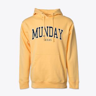 Munday Texas Traditional Cotton Hoodie Sweatshirt
