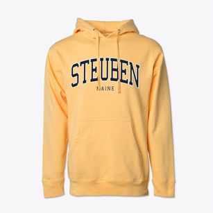 Steuben Maine Traditional Cotton Hoodie Sweatshirt