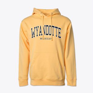 Wyandotte Michigan Traditional Cotton Hoodie Sweatshirt
