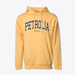 Petrolia Texas Traditional Cotton Hoodie Sweatshirt