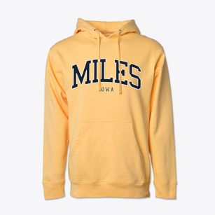 Miles Iowa Traditional Cotton Hoodie Sweatshirt