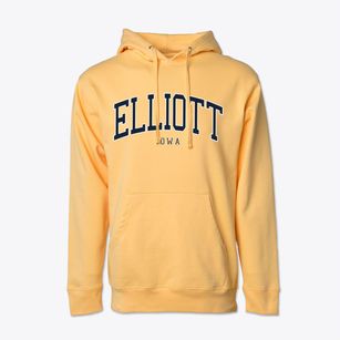Elliott Iowa Traditional Cotton Hoodie Sweatshirt