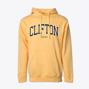 Clifton Idaho Traditional Cotton Hoodie Sweatshirt