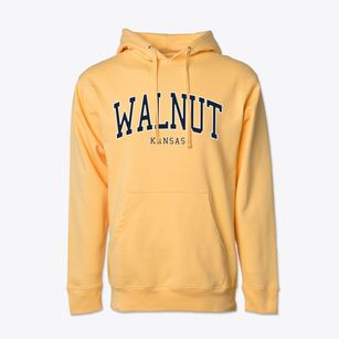 Walnut Kansas Traditional Cotton Hoodie Sweatshirt