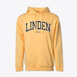 Linden Iowa Traditional Cotton Hoodie Sweatshirt