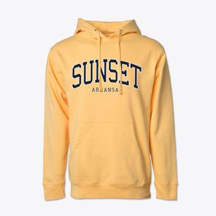 Sunset Arkansas Traditional Cotton Hoodie Sweatshirt