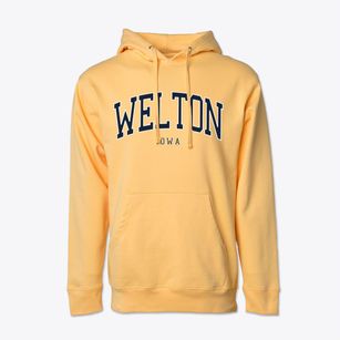 Welton Iowa Traditional Cotton Hoodie Sweatshirt