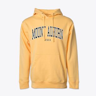 Mount Auburn Iowa Traditional Cotton Hoodie Sweatshirt