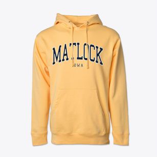 Matlock Iowa Traditional Cotton Hoodie Sweatshirt