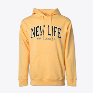 New Life North Carolina Traditional Cotton Hoodie Sweatshirt