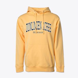 Dunlinden Acres Delaware Traditional Cotton Hoodie Sweatshirt
