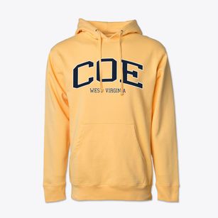 Coe West Virginia Traditional Cotton Hoodie Sweatshirt