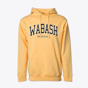Wabash Nebraska Traditional Cotton Hoodie Sweatshirt