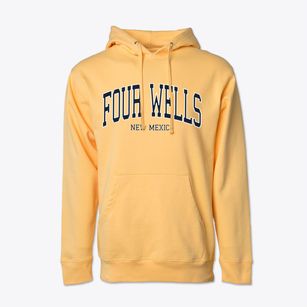 Four Wells New Mexico Traditional Cotton Hoodie Sweatshirt