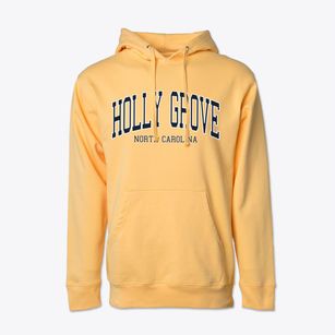 Holly Grove North Carolina Traditional Cotton Hoodie Sweatshirt