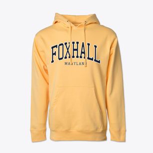 Foxhall Maryland Traditional Cotton Hoodie Sweatshirt