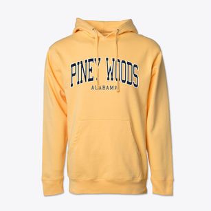 Piney Woods Alabama Traditional Cotton Hoodie Sweatshirt