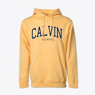 Calvin Illinois Traditional Cotton Hoodie Sweatshirt