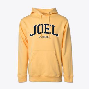 Joel Wisconsin Traditional Cotton Hoodie Sweatshirt