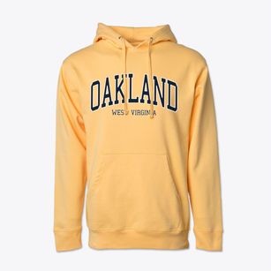 Oakland West Virginia Traditional Cotton Hoodie Sweatshirt