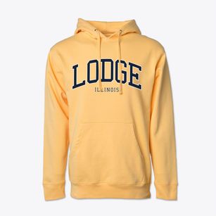 Lodge Illinois Traditional Cotton Hoodie Sweatshirt
