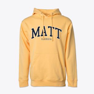 Matt Georgia Traditional Cotton Hoodie Sweatshirt