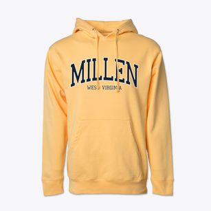 Millen West Virginia Traditional Cotton Hoodie Sweatshirt