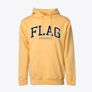 Flag Arkansas Traditional Cotton Hoodie Sweatshirt