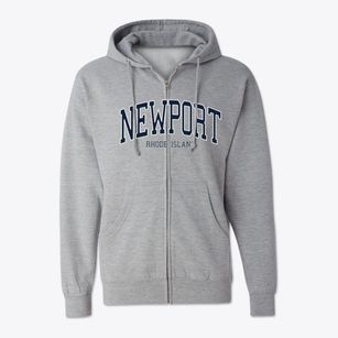 Newport Rhode Island Traditional Cotton Zipper Hoodie Sweatshirt