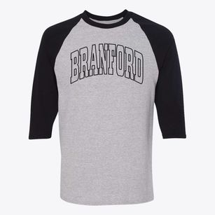 Branford Florida Trendy Block Baseball Tee