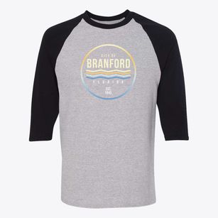 Branford Florida Color Fade Baseball Tee