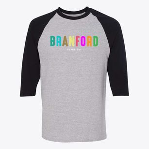 Branford Florida Color Pop Baseball Tee