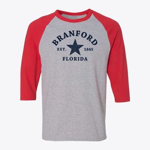 Branford Florida Star Baseball Tee