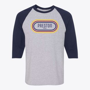 Preston Iowa Color Loop Baseball Tee