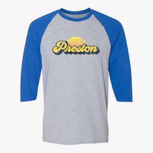 Preston Iowa Sublime Sunset Baseball Tee